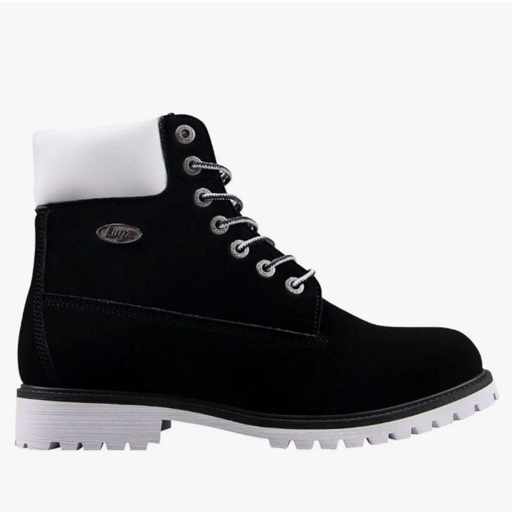 New w/o Box Lugz Convoy Classic 6-inch Faux Suede Lace-Up Lug Sole Chukka Boots